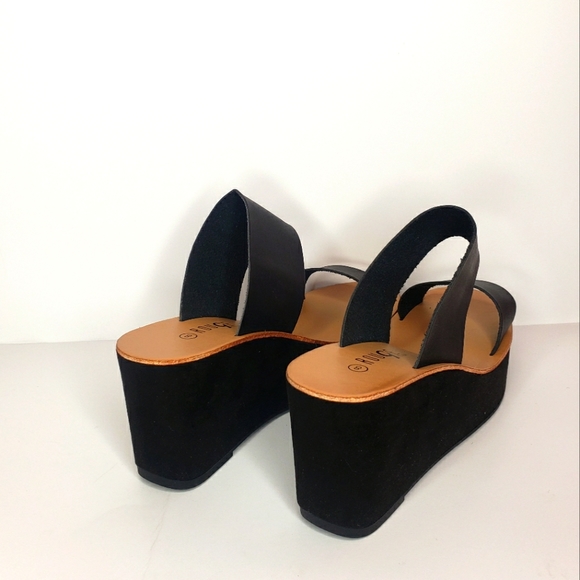 Black platform slides - Picture 2 of 4